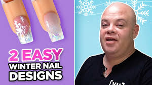 Today Johnny Locklear is going to show you how to create two beautiful  winter nail designs. First he'll show you an easy frombre technique using a  custom glitter mix, then he'll show you how to pump ...