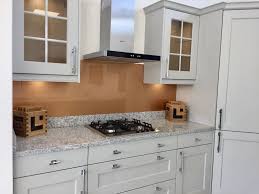 Copper Coloured Painted Glass Splashback Complementing This Kitchen Copper Kitchen Decor Kitchen Design Decor Kitchen Decor Styles