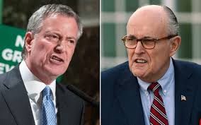 Caroline giuliani, daughter of president trump's personal attorney rudy giuliani, has endorsed former vice president joe biden and has called on america to end trump's reign of terror. Rudy Giuliani Blames Idiot Mayor De Blasio For Videos Of Hooligans Dousing Nypd Cops In Water It Will Only Get Worse New York Daily News