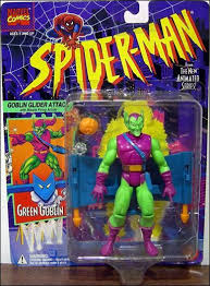 Black And Green Spiderman Action Figure Green Goblin Spider Man The Animated Series Action Figures Spiderman Action Figure Marvel Toys