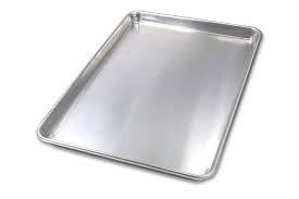 Amazon Com Usa Pan 1050hs Bb Bare Aluminum Bakeware Half Sheet Baking Pan Warp Resistant Rust Aluminum Bakeware Baking Cookie Sheets Nonstick Baking Pans