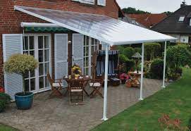 Tesco Direct Feria 4x6 Patio Cover White Techo De Patio Patios Cubiertos Porches De Casas