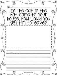 The Cat In The Hat Writing Prompt Dr Seuss Activities Dr Seuss Classroom Seuss Classroom