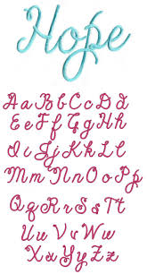 This elegant free embroidery fonts machine embroidery font has been optimized, reducing the stitch count and reducing the stitch time. Cheerful Script Embroidery Font Embroidery Alphabet Machine Embroidery Alphabet Hand Embroidery Stitches
