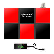 ستارسات SR-5050HD FHD مع خدمة لمدة عام واحد، 2 × USB، HDMI، اي بي جي،  MPEG4، مسح عمياء، يوتيوب، PVR، DVBS2، 4G وWiFi (جهاز واي فاي غير متضمن) :  Amazon.ae: الإلكترونيات والصور