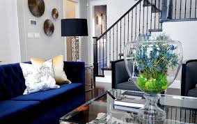 Smart placement living room with blue couch ideas : 20 Impressive Blue Sofa In The Living Room Home Design Lover