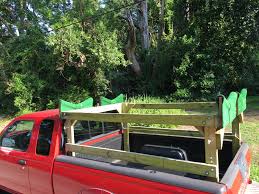 Cut the components from 4×4 lumber. Diy Truck Kayak Rack Made By Makers Maker Forums
