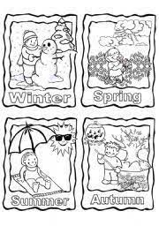 Signup to get the inside scoop from our monthly newsletters. Four Seasons Coloring Page Printable Seasons Worksheets Seasons Preschool Seasons Kindergarten