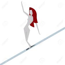 Cartoon Woman Flat Simple Design Tightrope Walker Concept Vector Royalty Free Cliparts Vectors And Stock Illustration Image 58783730 Choose your favorite tight rope walker designs and purchase them as wall art, home decor, phone cases, tote bags, and more! cartoon woman flat simple design tightrope walker concept vector