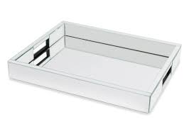 Well balanced round coffee table with tray top by hooker furniture 809 00 1 189 00. Charlize Mirror Tray Medium Urban Barn