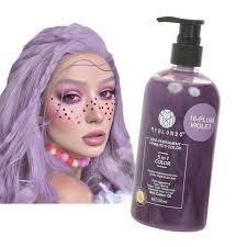 Fashion Hair Dye Lavender Ash Color Direct Use Mild Hair Color Conditioner 