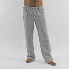 Porté plusieurs fois, la couleur est un peu passée mais il reste en bel vends pantalon jeans homme beige kali clair façon traillis marque devred taille 46 entre jambes. Pantalon De Pyjama Homme En Lin Ample Et Confortable Linenshed France