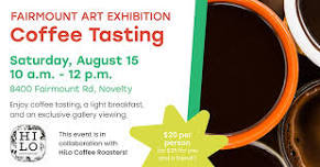Fairmount Art Exhibition Coffee Tasting
