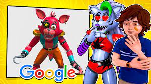 Google GLAMROCK FOXY with Roxanne Wolf and Gregory - YouTube