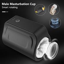Intimate™ Automatic Rotation Male Masturbator Cup Double Channel So...