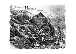 Psalm 133 - Dew Of Hermon W/Black Border Mixed Media By Gina Dittmer |  Pixels