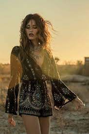Coiffure Boheme Chic Vision Feminine En 60 Photos Vetements Boho Style Bobo Chic Coiffure Boheme Chic
