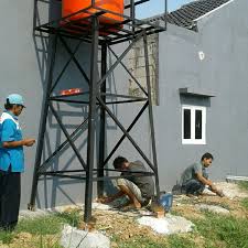 @menara air 4 kaki + tangga rp. Jual Menara Air Tandon Air Menara Toren Water Toren Teralis Pengaman Pagar Besi Di Lapak Bengkel Las Berkah Jaya Bukalapak