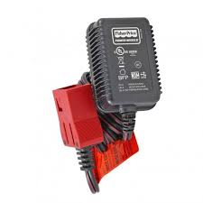 • if your battery is new, charge the battery 100% (solid green). Power Wheels 6 Volt Battery Charger Red Power Wheels 6v Charger
