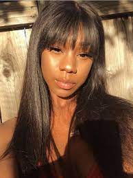 Whether bangs are heavy or wispy, long or cropped, they play an important role in your image formation. Straight Long Hair With Bangs Is So Cute From Wowebony Long Hair With Bangs Straight Hairstyles Hairstyles With Bangs