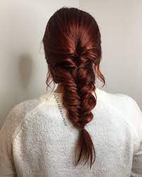 Redhair Fishtail Idee Couleur Cheveux Maquillage Pour Rousse Coiffures Pour Rousses