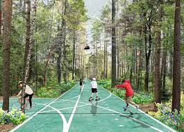 Lola Log Sports Park Genk Definitive Design Finished Sport Park Park Landscape Landscape Architect