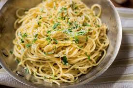 Back To Basics Pasta Night Spaghetti Aglio E Olio Italian Noodle Recipe Olio Recipe Aglio E Olio Recipe