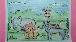 Video ini adalah cara mewarnai gambar pohon dengan teknik gradasi, dengan menggunakan crayon 12 color. Gambar Binatang Gradasi Guru Paud