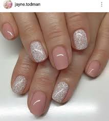 Anything pink reminds me of barbie doll. Super Shellac Pedicure Designs Silver 25 Ideas Glitter Gel Nails Glitter Gel Nail Designs Short Gel Nails