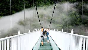 China just opened the world's longest glass bridge in zhangjiajie grand canyon. Glass Bridges Closed In North China Over Safety Concerns Cgtn