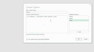 How To Write An If Function In Power Query Including Nested Ifs Youtube