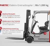 Elektro Dreirad-Stapler, 1200 kg bis 4.5 m CSX12-3