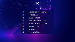 The uefa champions league (ucl) group stage draw ceremony and uefa 2020/21 award ceremony are scheduled to take place on thursday in turkey. Champions League Group Stage Draw Pot 4 Uefa Champions League Uefa Com