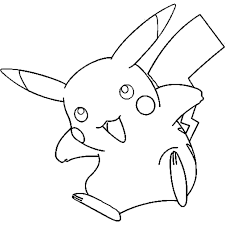 Dans ce coloriage gratuit, tu peux admirer pikachu le célèbre pokémon compagnon de sacha. Coloriage Pokemon Pikachu En Ligne Gratuit A Imprimer