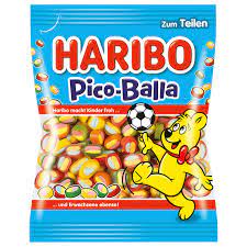 Fruit gummies and sweets, red and green, lemon and strawberry. Haribo Pico Balla 175g Bei Rewe Online Bestellen