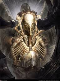 Space Jockey By Peter Kovacs 2d Cgsociety Alien Covenant Concept Art Hr Giger Art Alien Art