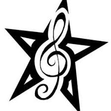Star Tattoo Star Tattoos Star Tattoo Designs Music Tattoo Designs