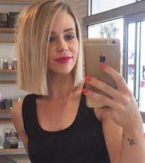 30 Amazing Blunt Bob Hairstyles To Rock This Summer Short Medium Hair Her Style Code Hair Styles Straight Bob Hairstyles Thick Hair Styles