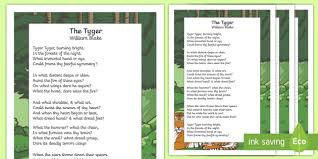 Ks2 Handwriting Games The Tyger Ks2 Handwriting Practice