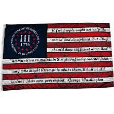 Maybe you would like to learn more about one of these? Buy Washington Bear Arms Quote Flag Vintage Iii Flags