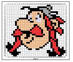 Pixel art à imprimer coloriage pixel art coloriage pokemon coloriages feuille a carreau dessin carreau pixel art vierge grille de dessin evaluation cm1. Perle Ou Elastique Croquis Asterix Obelix Pixel Art Pixel Art Anime Asterix Et Obelix
