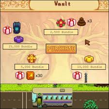 Unlock the vault room, this usually requires completing four bundles within the first two rooms. Bault Bus Repair Stardew Valley Stardew Valley Tips Stardew Farms