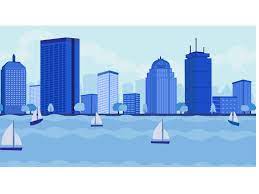 Boston Skyline Illustration Boston Skyline Skyline Illustration