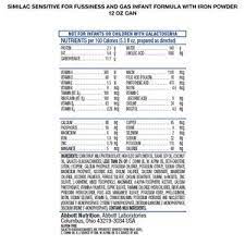 Similac Sensitive For Fussiness And Gas Infant Formula With Iron Powder 12 Oz 6ct Cvs Pharmacy