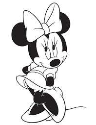 Customize the letters by coloring with markers or pencils. Dibujos Colorear Minnie Minnie Mouse Coloring Pages Mickey Mouse Coloring Pages Disney Coloring Pages