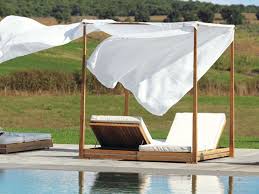 Essenza Canopy Garden Daybed By Ethimo Outdoor Furniture Garden Furniture Outdoor Bed