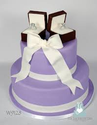 Visit cakengifts.in to order different types of 2 tier cake online? W9128 Purple 2 Tier Engagement Cake Toronto A Photo On Flickriver