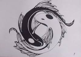 Black And White Koi Fish Yin Yang Tattoo Yin And Yang Fish Yin Yang Koi Yin Yang Tattoos Ying Yang Tattoo
