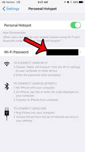 Tap on that and you can change the password as well as the type of security and even the band frequency it works on. Where Is My Hotspot Password On My Iphone 6 Solve Your Tech