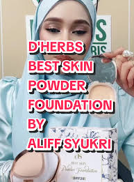 D'HERBS Best Skin Powder Foundation by Aliff Syukri